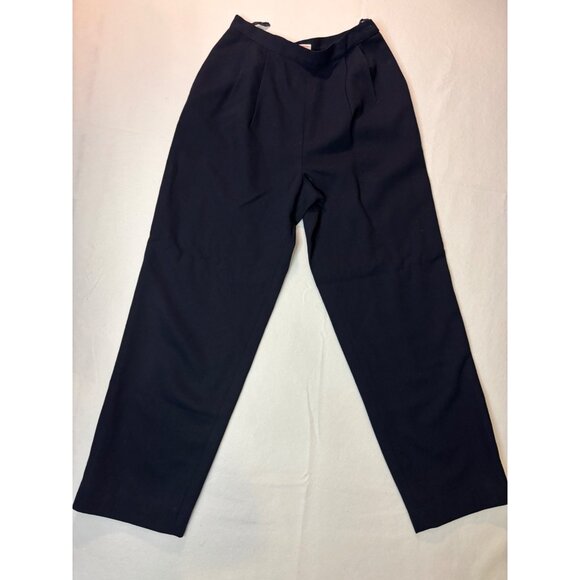 Talbots Straight Leg Navy Dress Pants size 8 28x28.5 - Picture 1 of 7